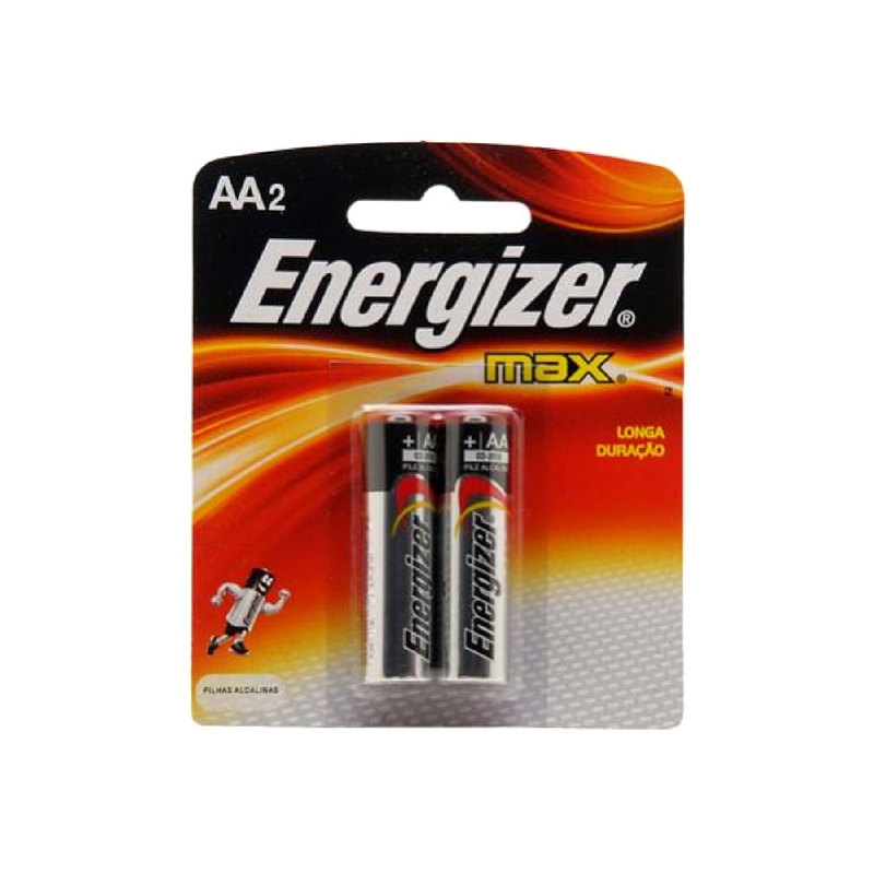 Pilha Alcalina AA (Pequena) Ct2 Energizer 1