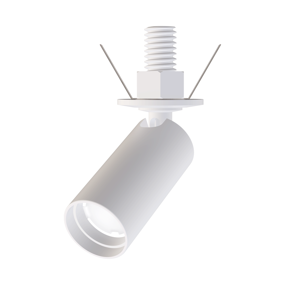 Spot Mini DOT Aluminio Redondo Branco 1W 3000K (Branco Quente) 24Volts ALI-1SP002 ALI 1