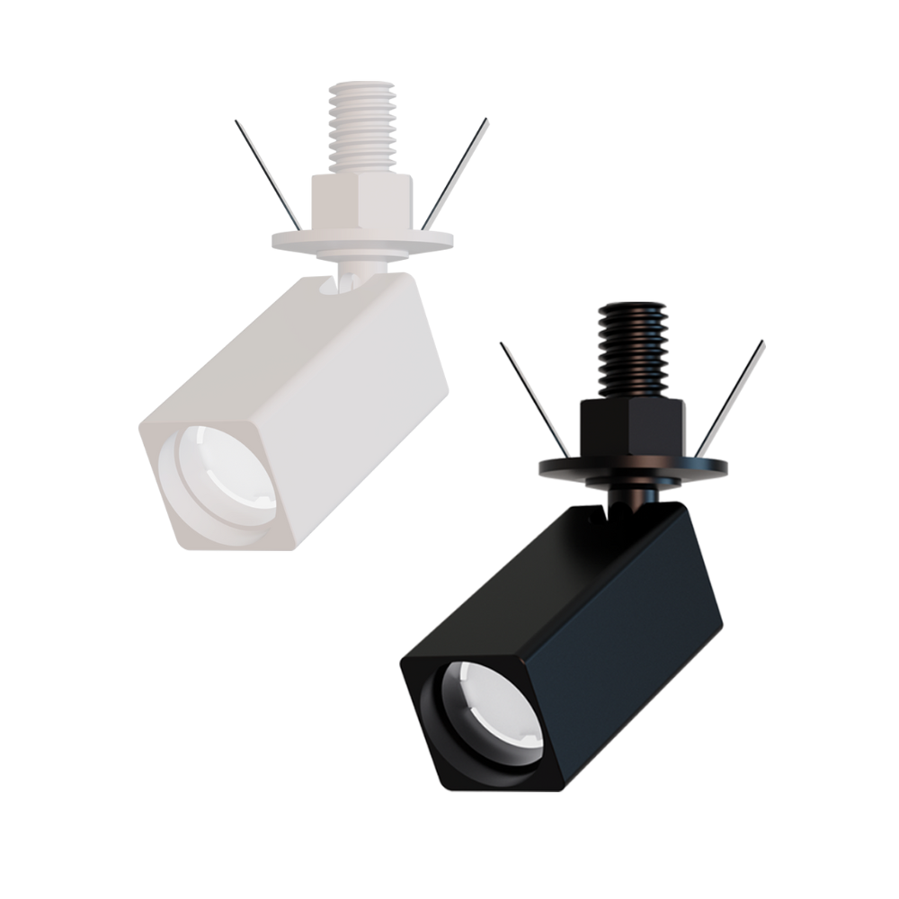 Spot Mini DOT Quadrado 1W 3000K 24V - ALI 1