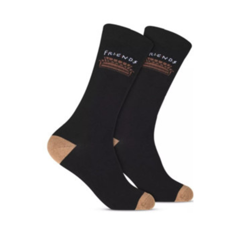 Par de Meia 39/43 Style Cano Longo Estampada - HOAHI COR:Friends Sofá 1