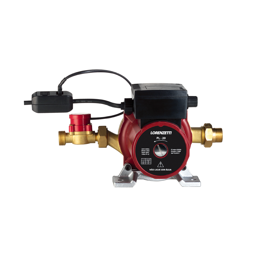 Pressurizador de Agua PL20 350W 220V 20MCA 7541017 Lorenzetti 1