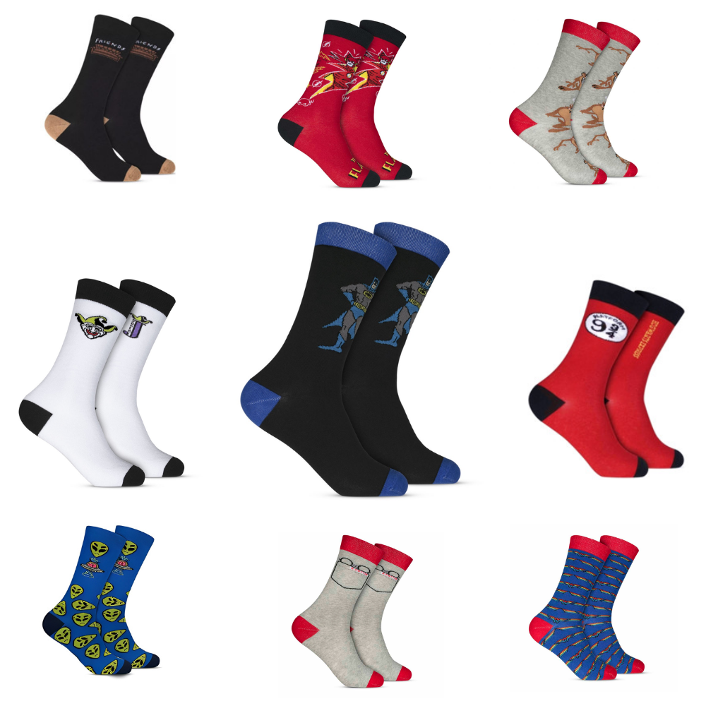 Par de Meia 39/43 Style Cano Longo Estampada - HOAHI 1