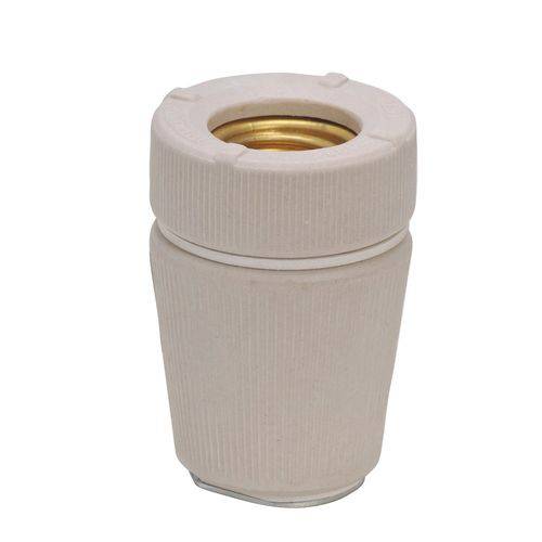 Soquete De Porcelana E-27 Prato Brasfort 1