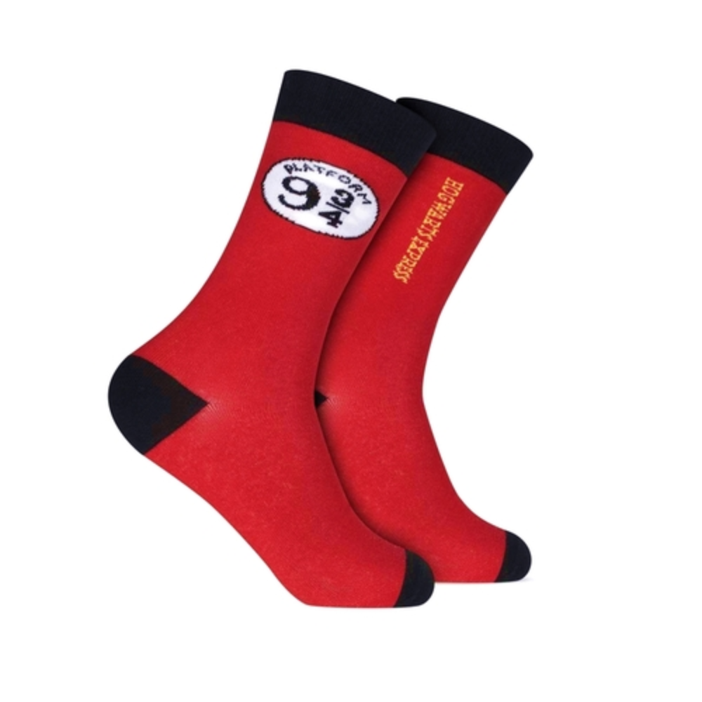 Par de Meia 39/43 Style Cano Longo Harry Potter Plataforma 9 (004HRML22784) Hoahi 1