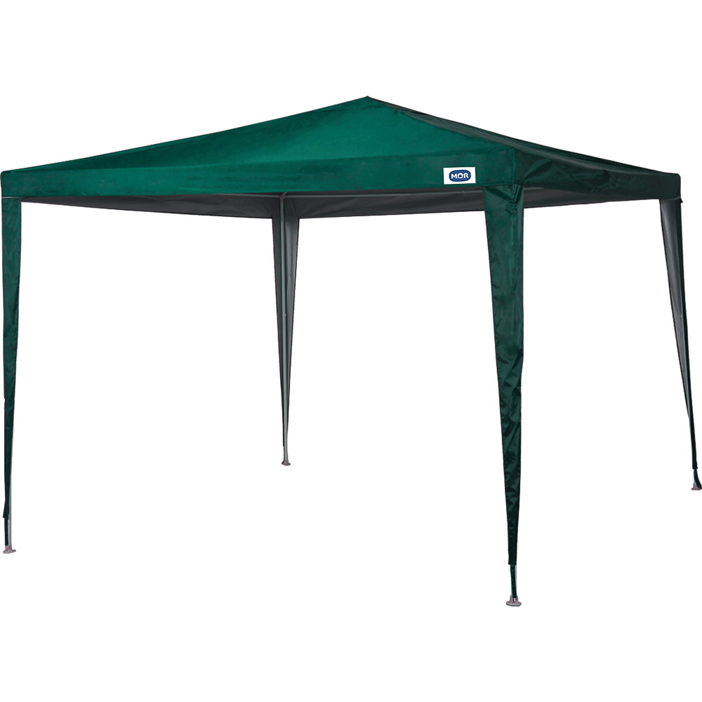 Gazebo Poliester Oxford Verde Com Silvercoating 3,00X3,00m 003524 MOR 1
