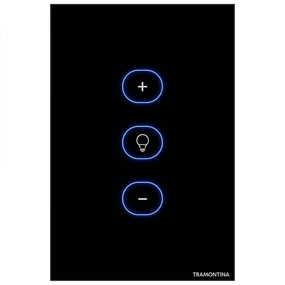 Dimmer Touch SMART PRETO WIFI+RF+BLE 90-50V 57199053 Tramontina