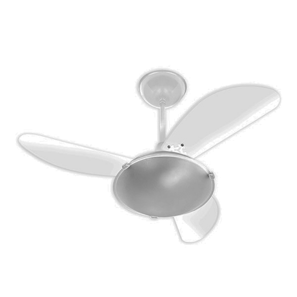 Ventilador De Teto Inverter Space BRANCO 3 Pás Laqueadas BRANCAS Bivolt Com Controle 54-3311 Ventidelta 1