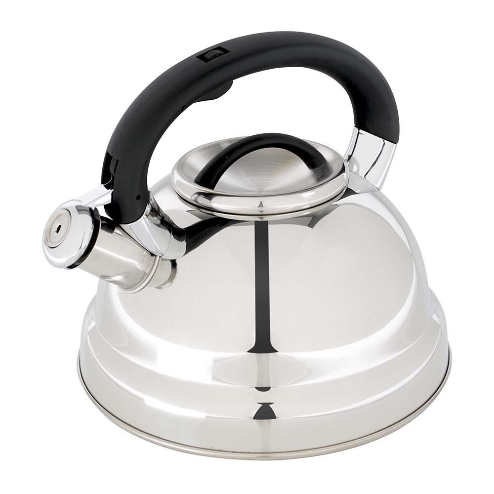 Chaleira Aço Inox 3 Litros Fundo Triplo Diletta Preta 007714 MOR 1