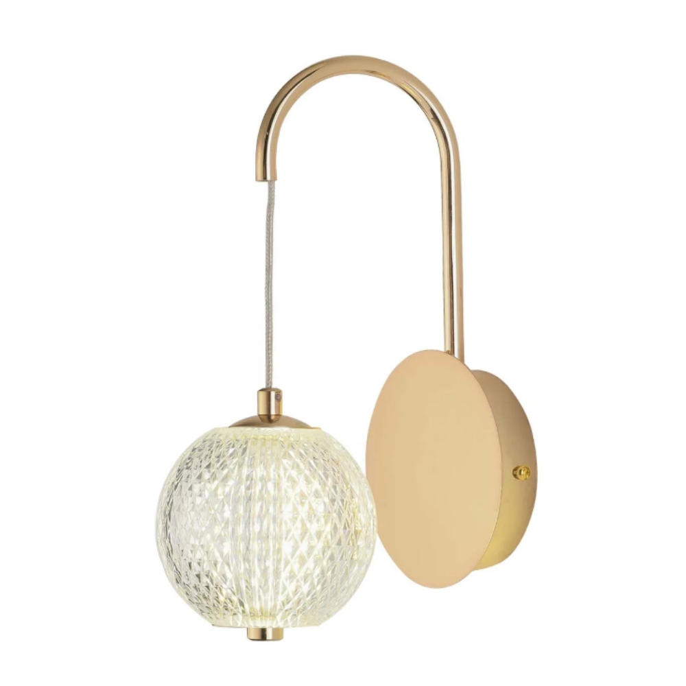 Arandela LA-300 Dourada 5W 3 em 1 (3000K 4000K 6500K) SMD Bivolt 5299 Nitrolux 1