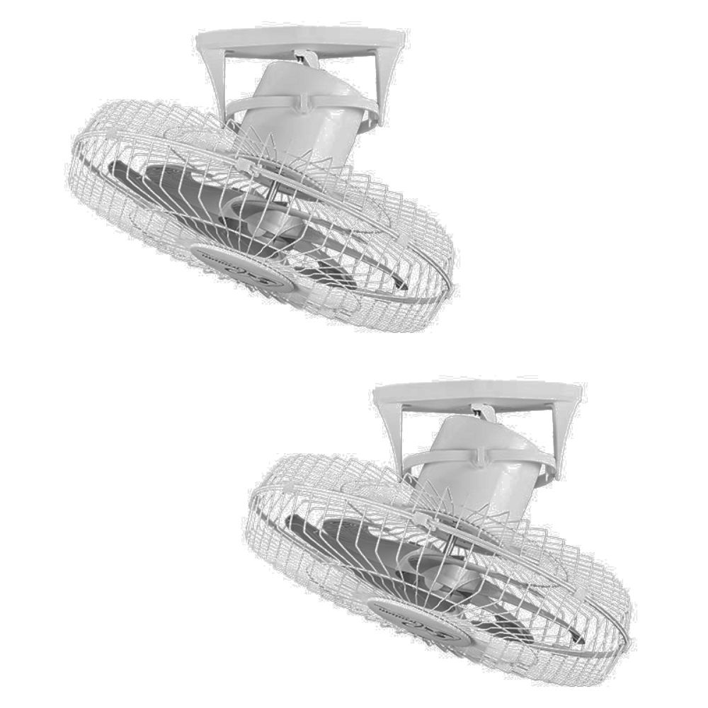 Kit 20 Ventiladores De Teto Premium 360º 60cm BRANCO Grade AÇO 170W Bivolt 76-6401 Ventidelta 1