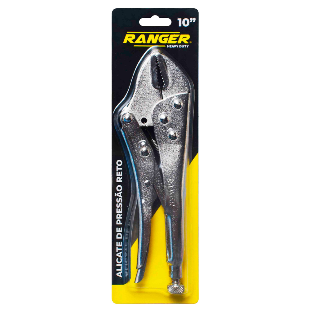 Alicate de Pressão Reto 10" Aço Carbono RAL-3000 Ranger 1