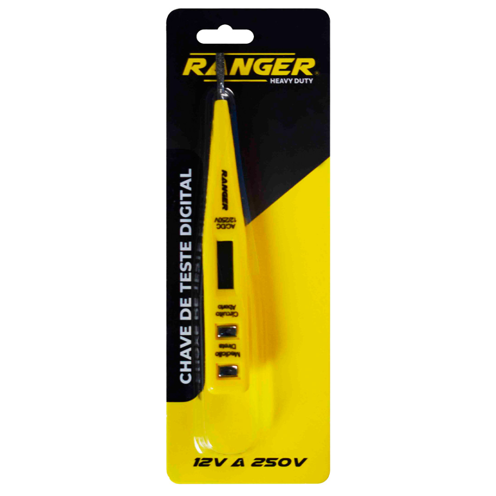 Chave Teste Caneta Digital 12V A 250V RTE-1200 Ranger 1