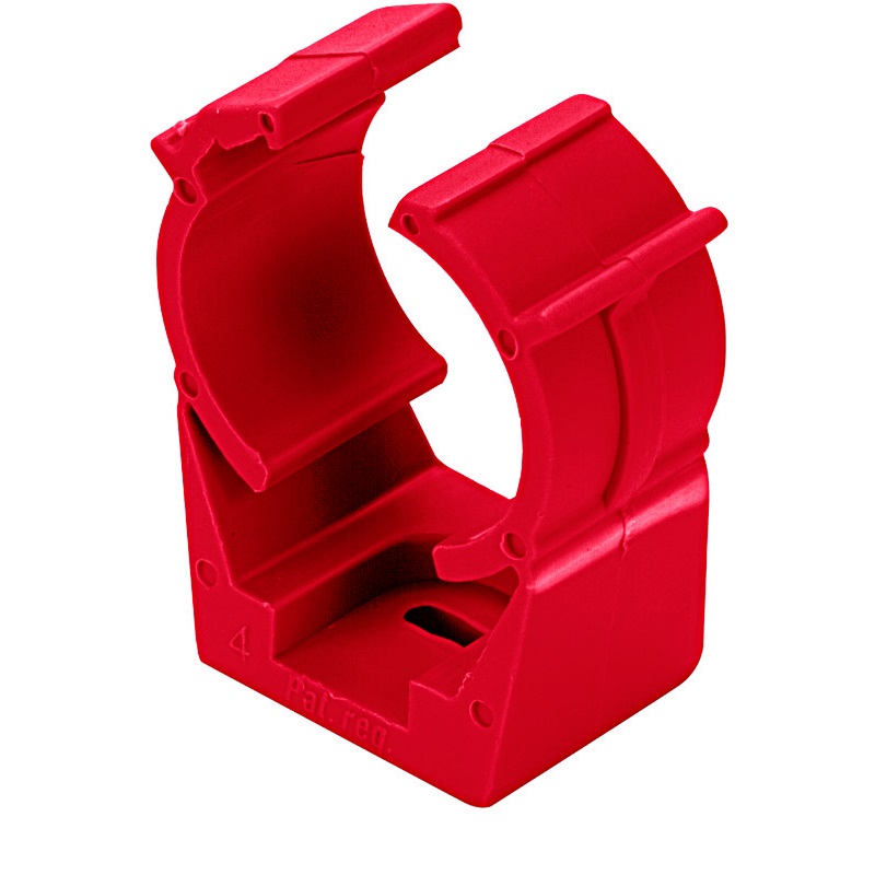 Abraçadeira Pvc Vermelho 1/2 Abv-10 Wetzel 1