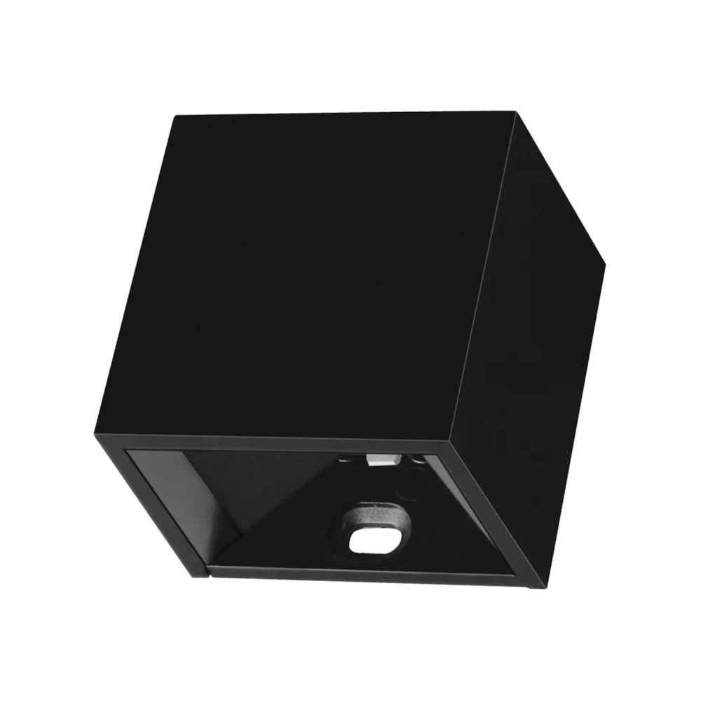 Arandela LED PIT MINI Preta 2W 3000K (Branco Quente) 50x50x40mm Facho Duplo IP65 Bivolt LM2664 Luminatti 1