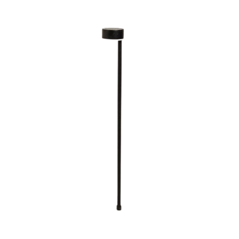 Espeto de Jardim Preto em Aluminio 50cm Cabeça Redonda Ø5cm Led 3000K E-88 PMT Ideal 1