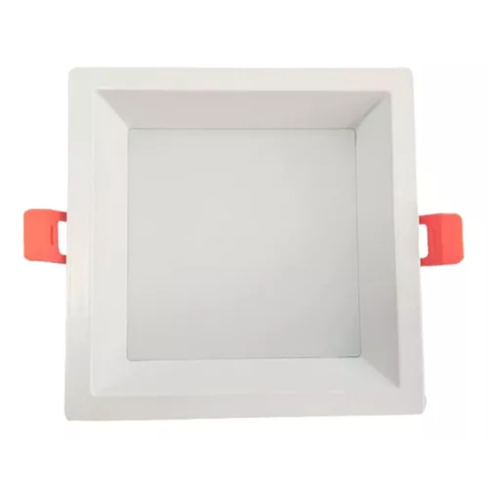 Plafon LED Recuado Hide Embutir Quadrado 36W 3000K (Branco Quente) 3600L 220x220mm LM2619 Luminatti 1