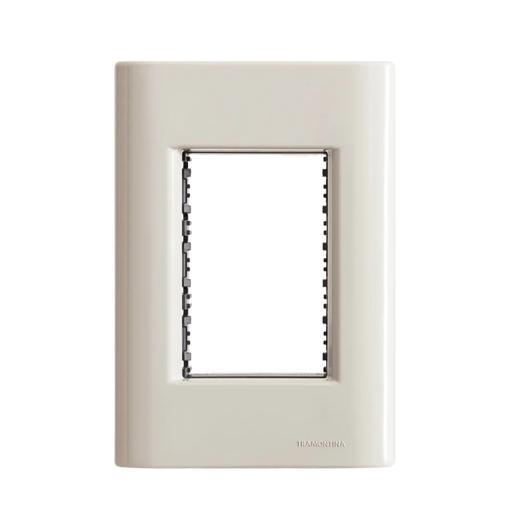 Placa Giz 4X2 3P Fendi Soft Touch 57200065 Tramontina 1