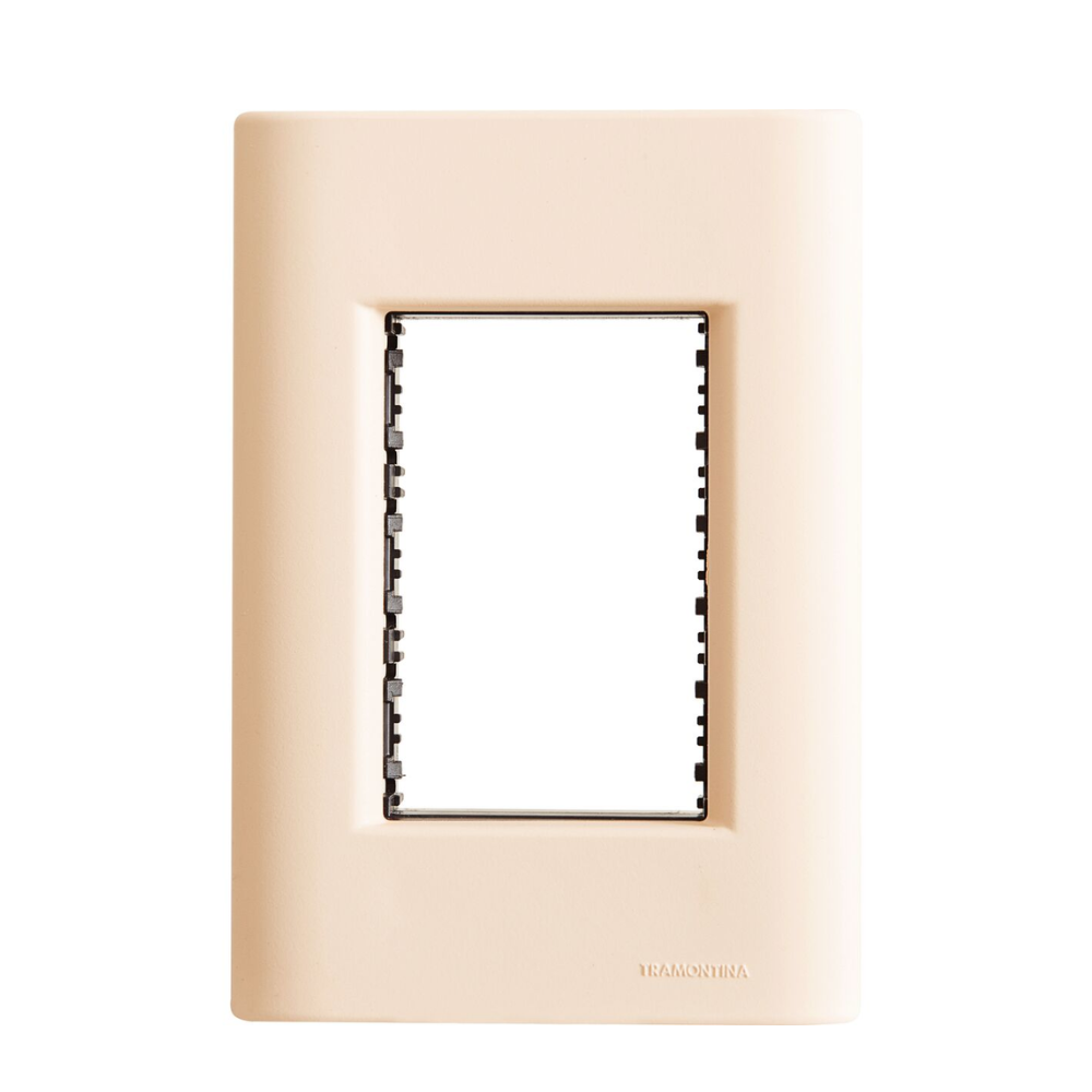 Placa Giz 4X2 3P Nude Soft Touch 57200068 Tramontina 1