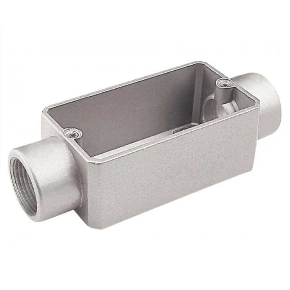 Condulete De Aluminio C 1/2" Sem Rosca Sem Tampa Sem Pintura Sem Vedacao 56101311 Tramontina 1