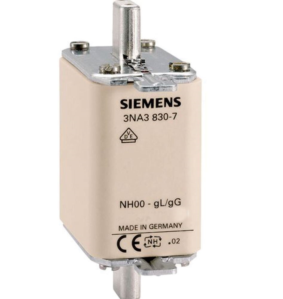 Fusivel Nh000 16A Retardado 500V 3Na3 805 Siemens 1