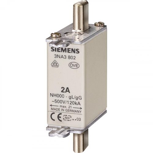 Fusivel Sitor Nh00 63A 3Ne8 018-1 Ultra Rapido Siemens 1