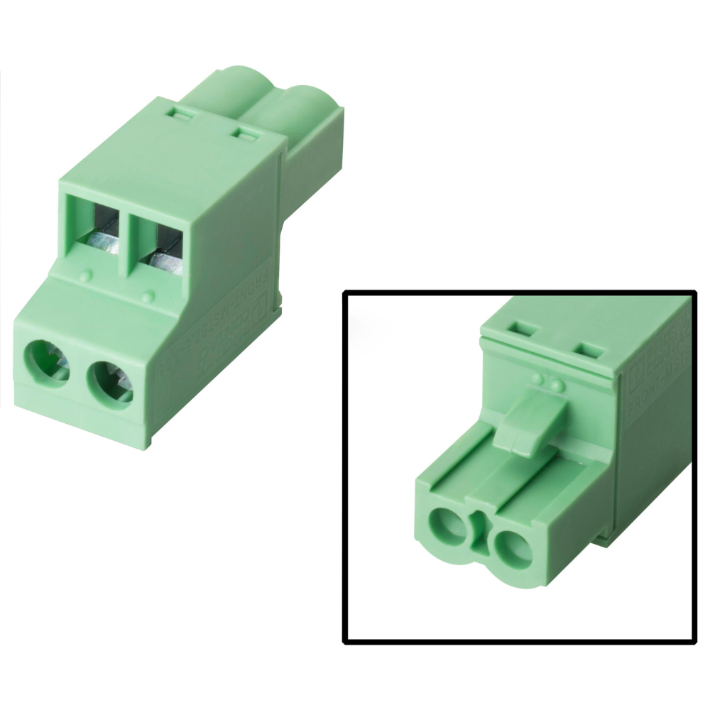 Acessorio Conector Femea 2 Pinos 24 Vcc Interface Painel Simatic 6Av6671-8Xa00-0Ax0 Siemens