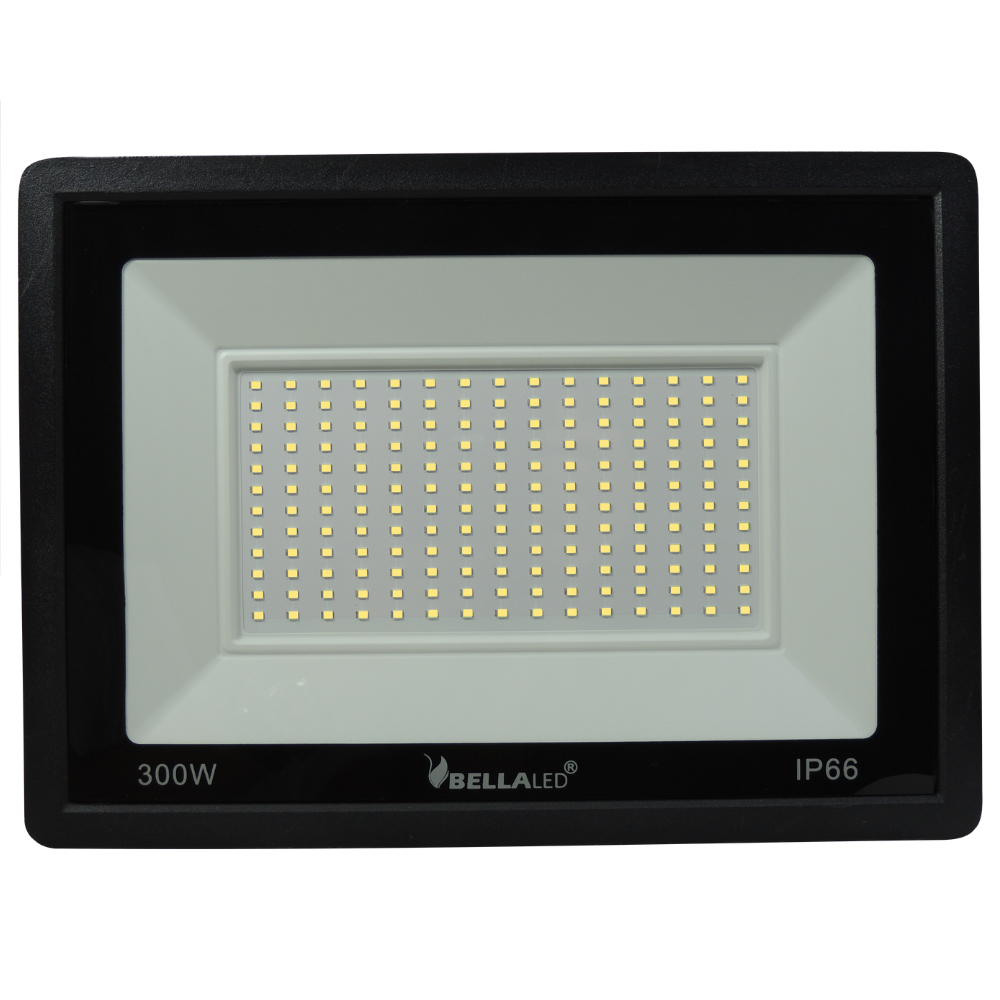 Refletor De Led Compact 300W 6500K (Branco Frio) IP66 Bivolt BellaLed