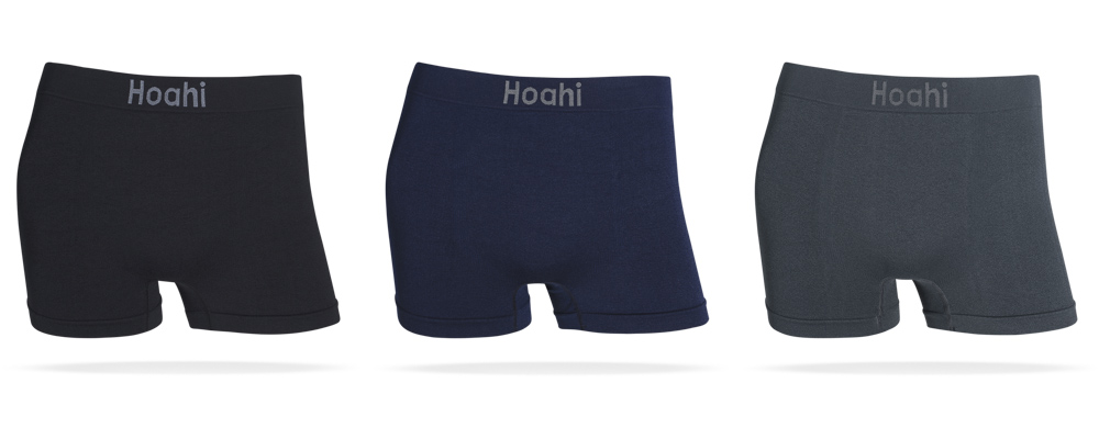 Kit 3X1 Cueca Boxer Poliamida Premium Tamanho GG Preto/Chumbo/Marinho Sort 1 Hoahi