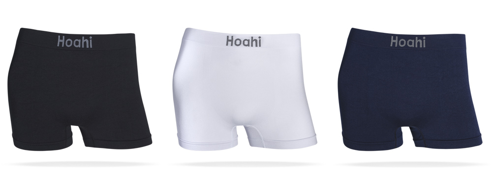 Kit 3X1 Cueca Boxer Poliamida Premium Tamanho GG Preto/Branco/Marinho Sort 2 Hoahi 1