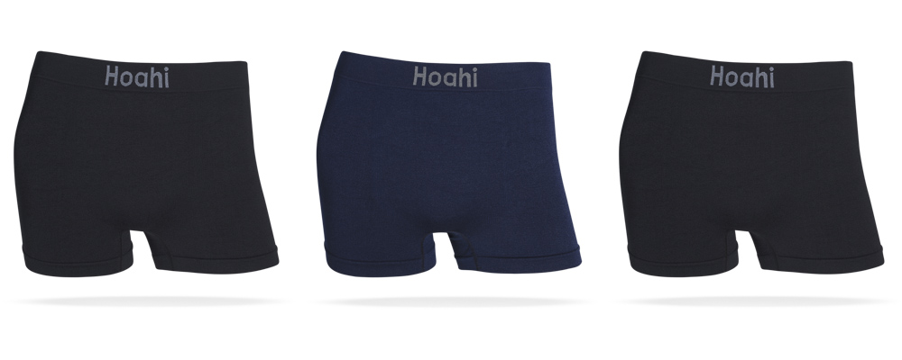 Kit 3X1 Cueca Boxer Poliamida Premium Tamanho GG Preto/Marinho/Preto Sort 5 Hoahi 1