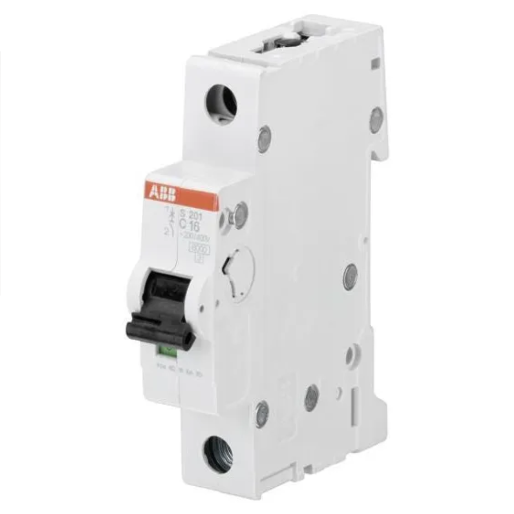 Disjuntor Mini Unipolar 4A 10KA Din S201-C4A ABB
