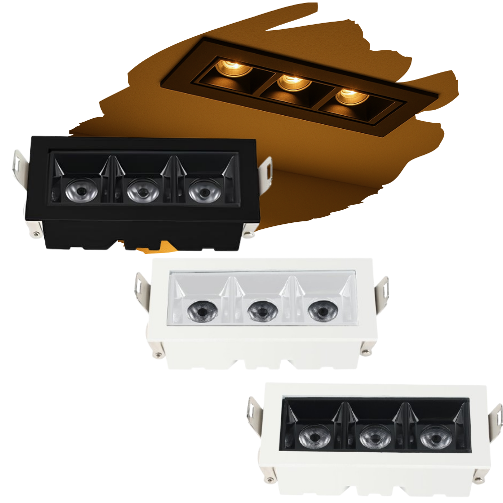 Spot de Embutir Dot-Light Led 6W 3 Pontos de Luz Bivolt Luminatti 1