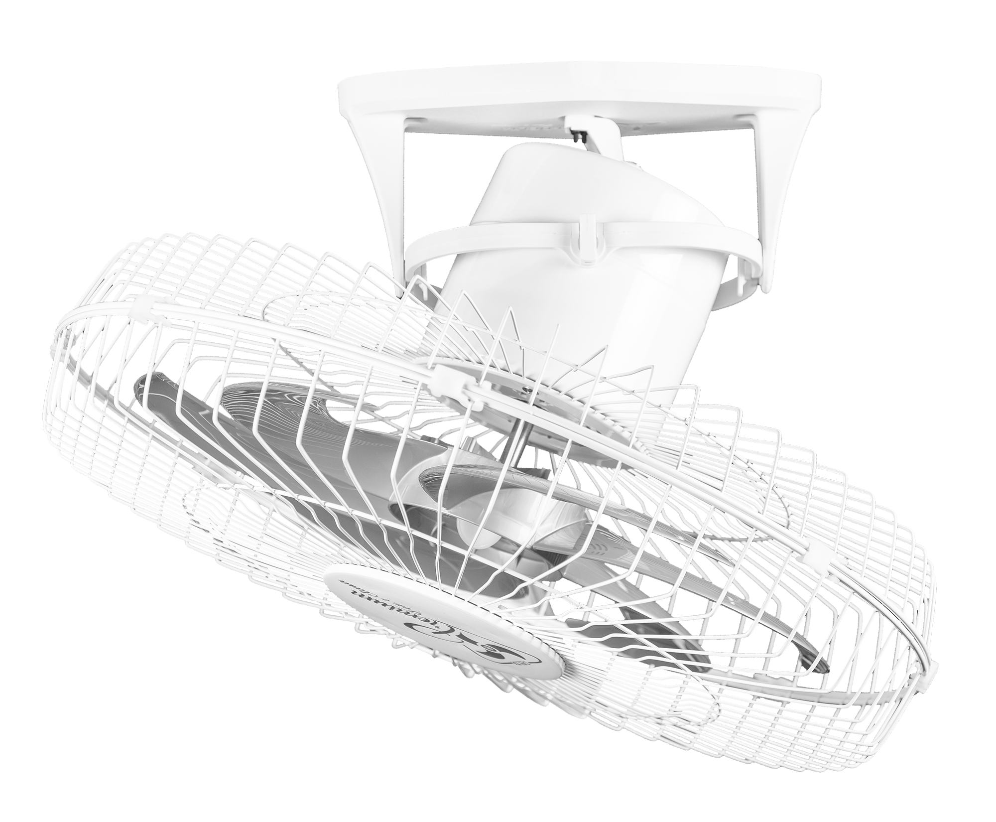 Ventilador De Teto Premium 360º 50cm BRANCO Grade AÇO 170W Bivolt 76-5401 Ventidelta 1