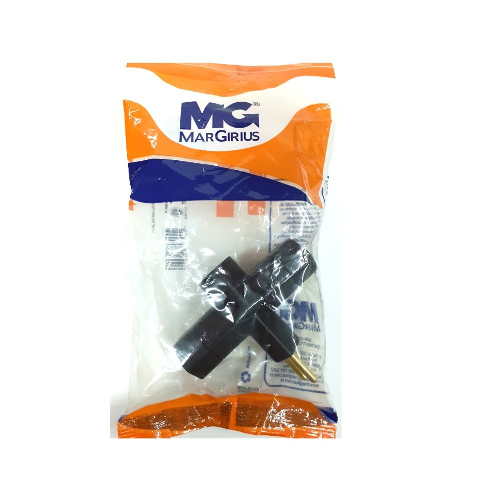 Plug T 3 Saidas 2P+T Pt 10A Pb Margirius 1