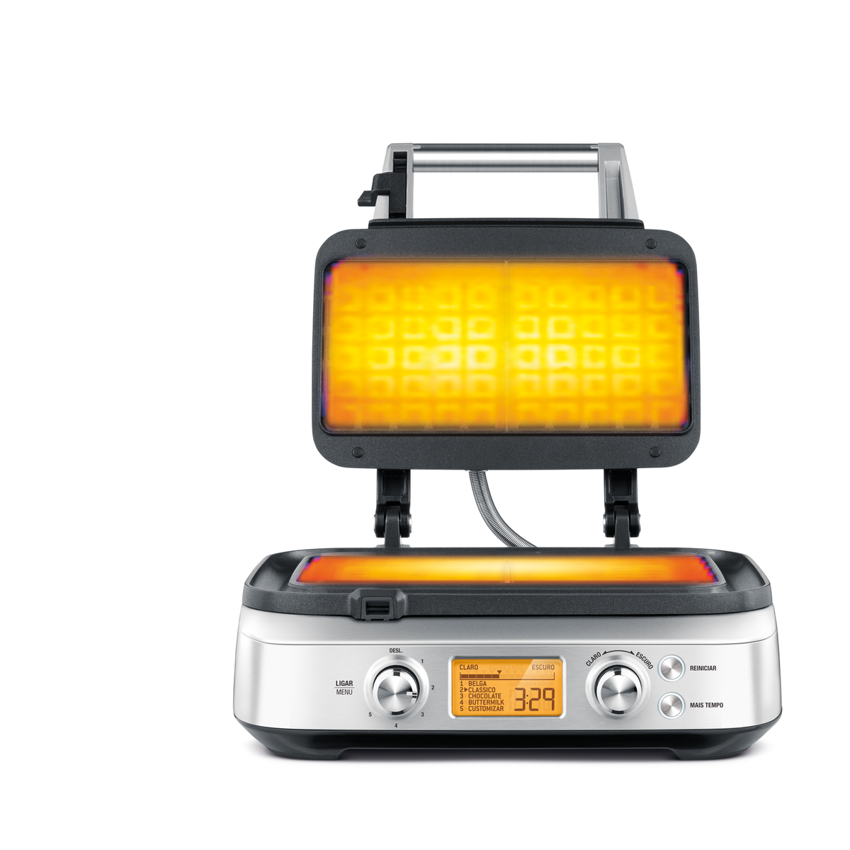 Maquina De Waffle Smart Em Aço Inox Tramontina By Breville 127V 1