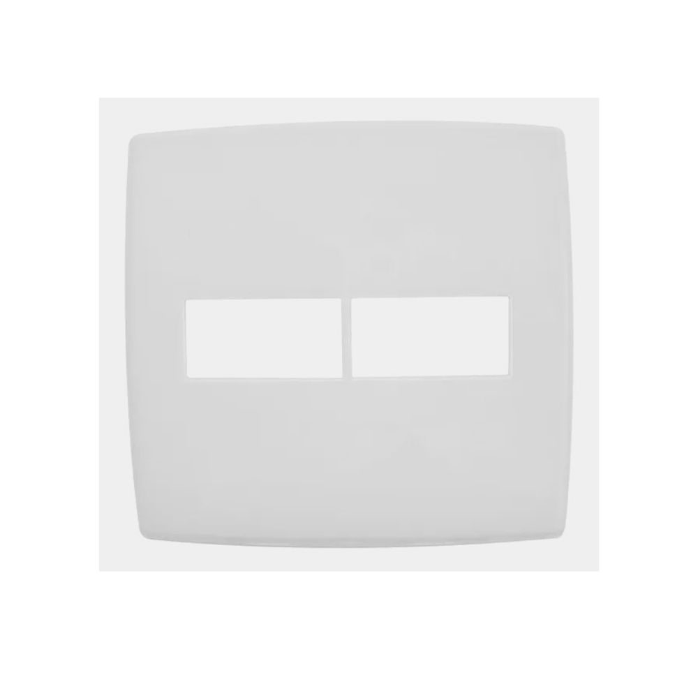 Placa Pialplus 4X4 1P+1P Branca 618511 Pial 1