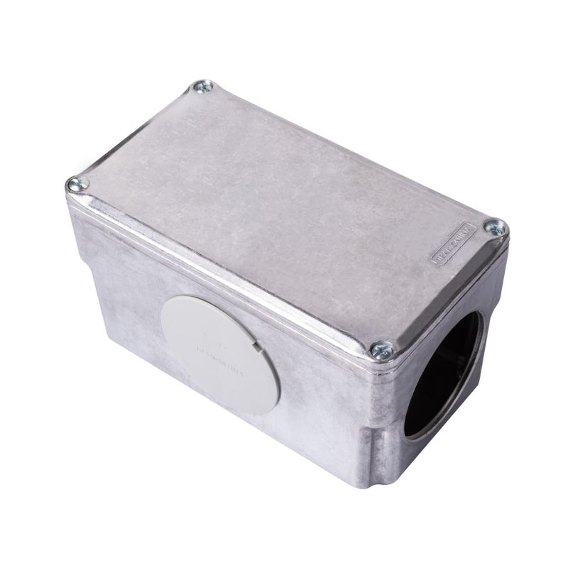 Condulete Aluminio Multiplo L 1.1/2" Com Tampa Sem Pintura 56200015 Tramontina 1