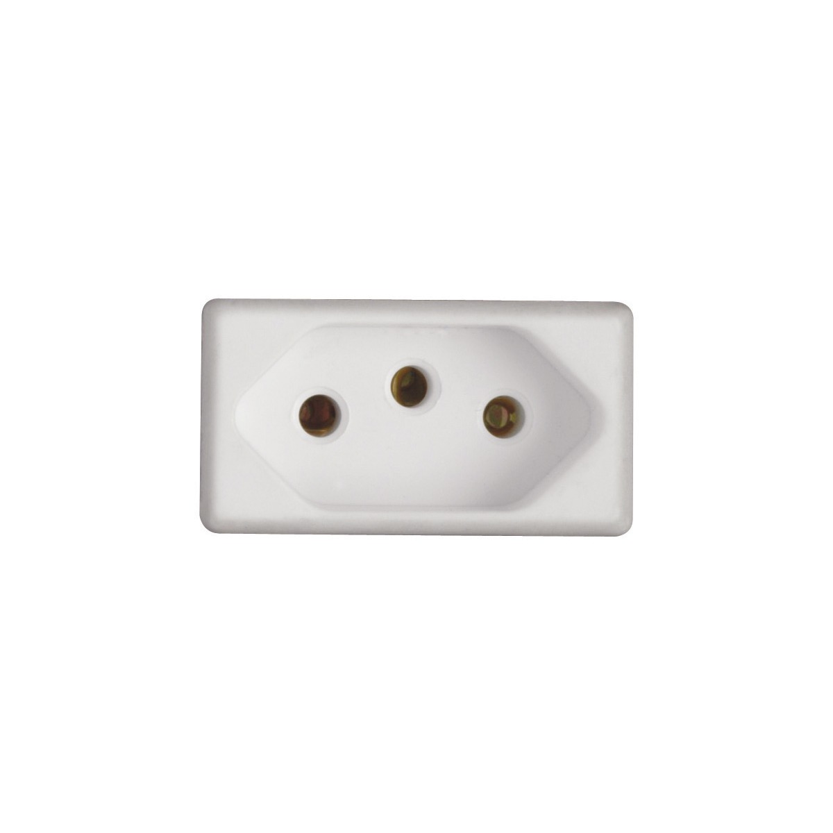 Modulo Liz Tomada 2P+T 20A Pb Branco 57115032 Tramontina 1