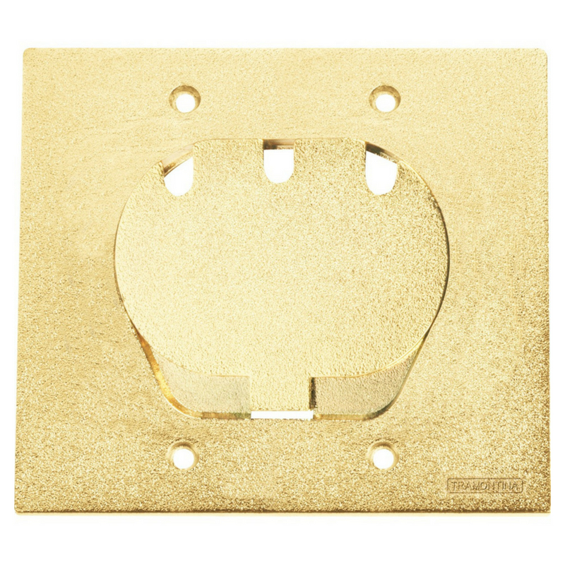 Placa De Piso 4X4 Para 3 Rj11/45 Alum 56121/209 Tramontina 1