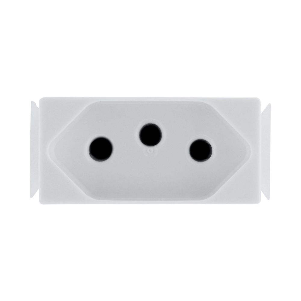 Modulo De Tomada 2P T 20A 250V Branco 57217032 Aria Tramontina 1
