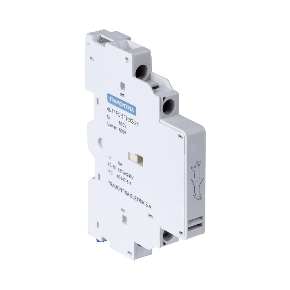 Contato Lateral AU11 6A P/Disjuntor Motor TRS2-25 58015446 Tramontina 1