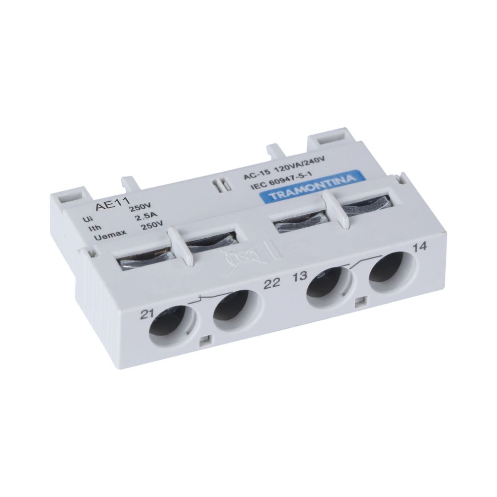 Contato Frontal AE11 2.5A P/Disjuntor Motor TRS2 58015451 Tramontina 1