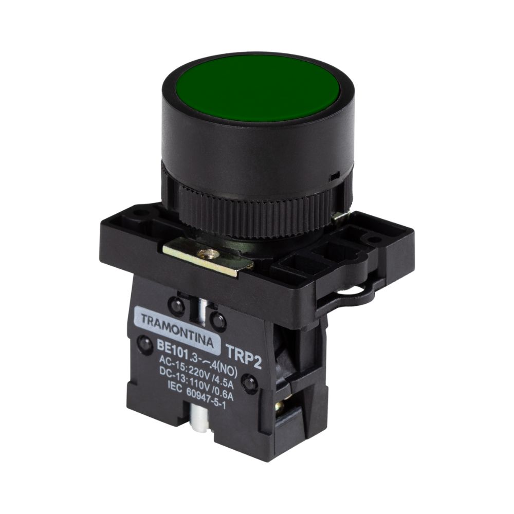 Botao Impulso 1NF Verde TRP2-Ea31 (Base Plástica) 58015712 Tramontina