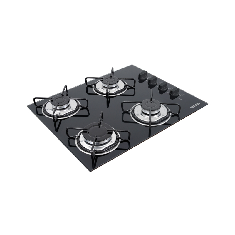 Cooktop A Gas 4 Bocas Vidro Temperado 94703501 Tramontina 1