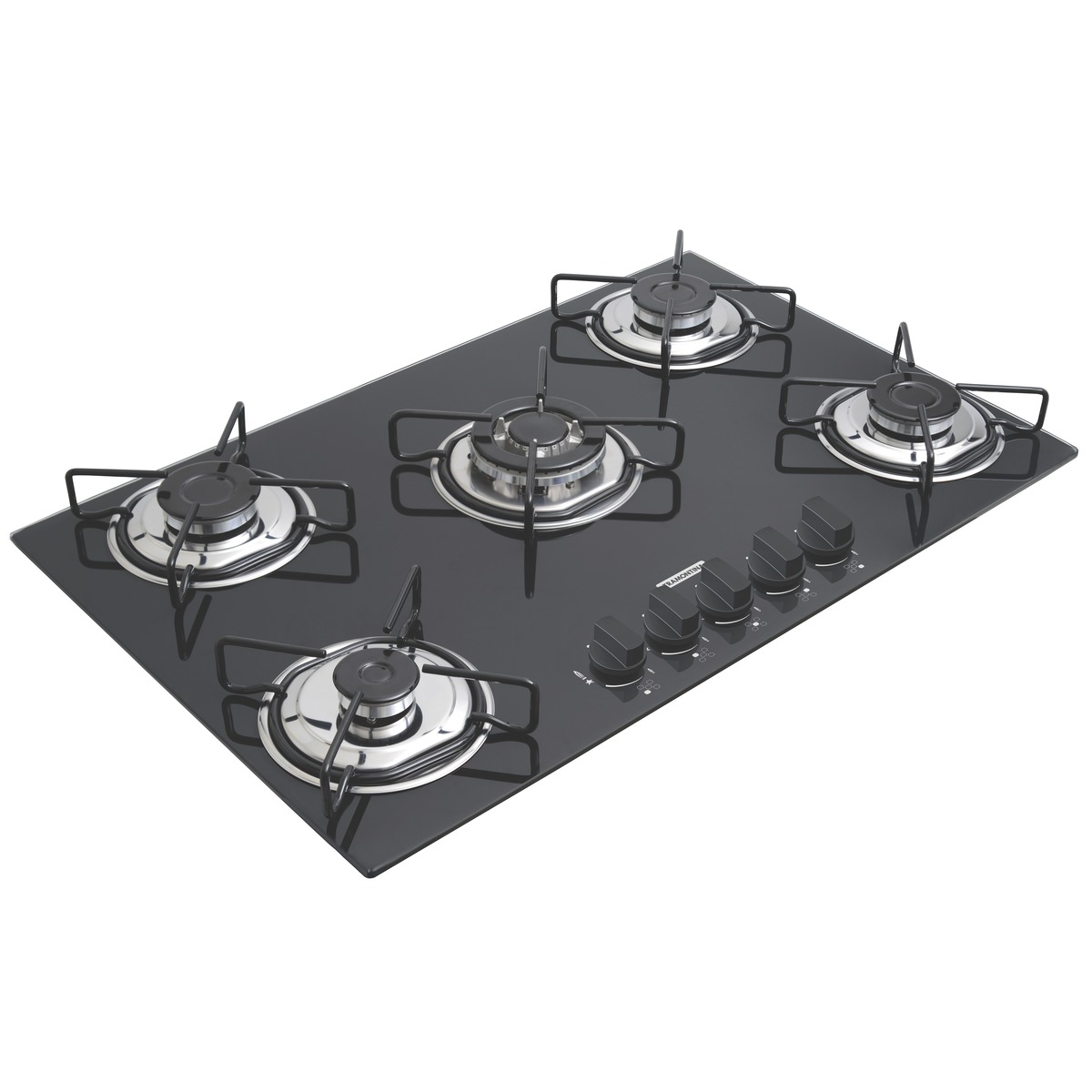 Cooktop A Gas 5 Bocas Vidro Temperado 94708502 Tramontina 1