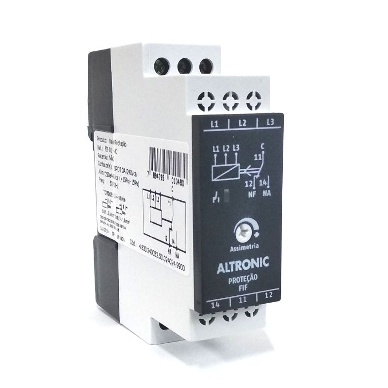 Rele De Falta E Inversao De Fase Altronic Fif 220/440Vca 1