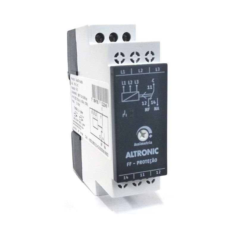 Rele De Falta De Fase Sem Neutro Altronic Ff01 220/380Vca 1