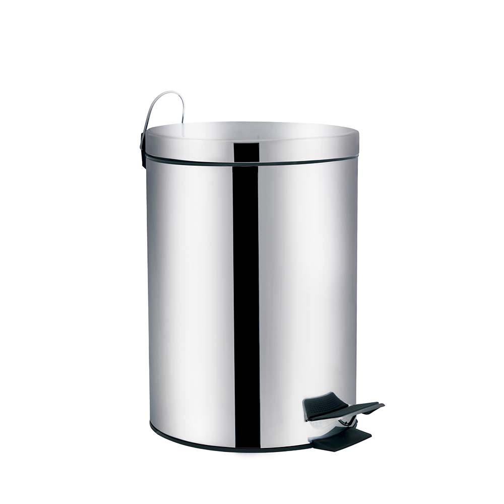 Lixeira Aço Inox Com Pedal 5 Litros Ágata 8222 MOR 1