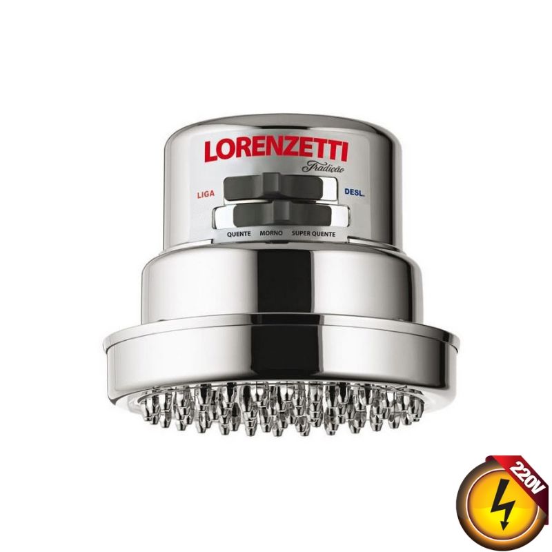 Chuveiro Tradiçao 6800W 220V 4T Cromado Lorenzetti 1