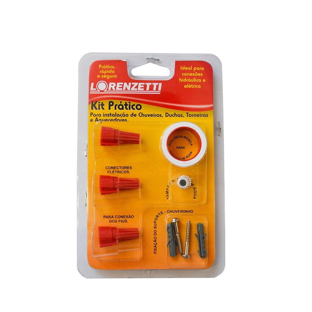 Kit Pratico Instalação para Chuveiros Elétricos 7520040 Lorenzetti 1